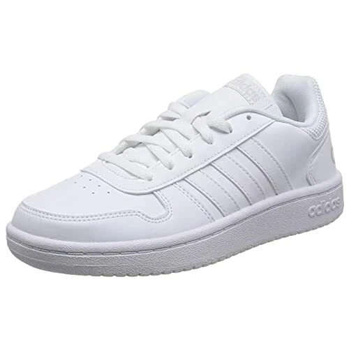 Adidas hoops 2.0 low best sale white