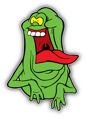 Ghostbusters Cartoon Funny Slimer Sticker Bumper Decal - ''SIZES''