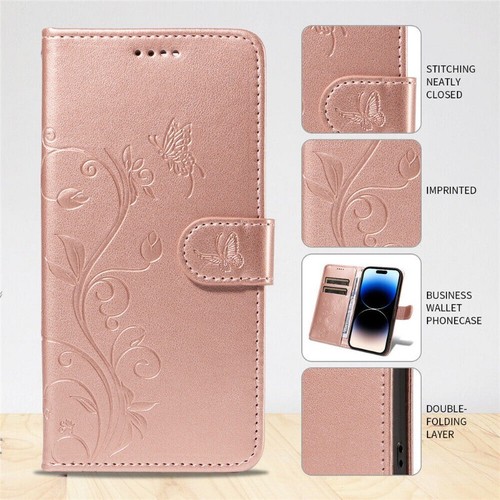 Flip Leather Case Wallet Cover For Samsung S25 S24 S23 FE Ultra S22 S21 S20 Note - Picture 47 of 88