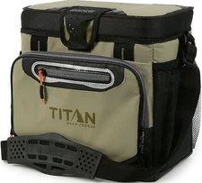 Titan Deep Freeze Cooler Zipperless Hardbody Cooler - Deep Freeze Insulation,...