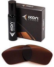 Polarized IKON Replacement Lenses For Oakley SLIVER XL OO9341 Brown
