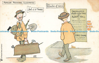 R214412 Populäre Sprichwörter Illustrierter Tausendsassa Master of none The Premi