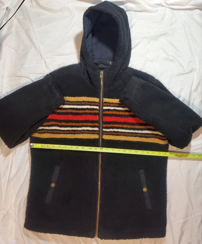 Pendleton Hombre Grande Suéter Chaqueta Productos Secos Negro Rojo Naranja Marrón Tostado  Foto 3 de 4