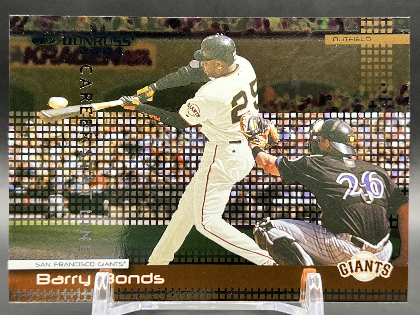 2004 Donruss Career Stat Line Barry Bonds 248/297 NM+ MLB Giants Card #359