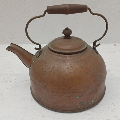 Vintage Revere Ware copper Tea Pot kettle Rome,NY
