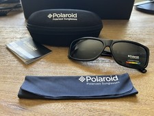 Polarized Polaroid Brand Sunglasses. Includes Microfiber Cloth And Sunglass Case