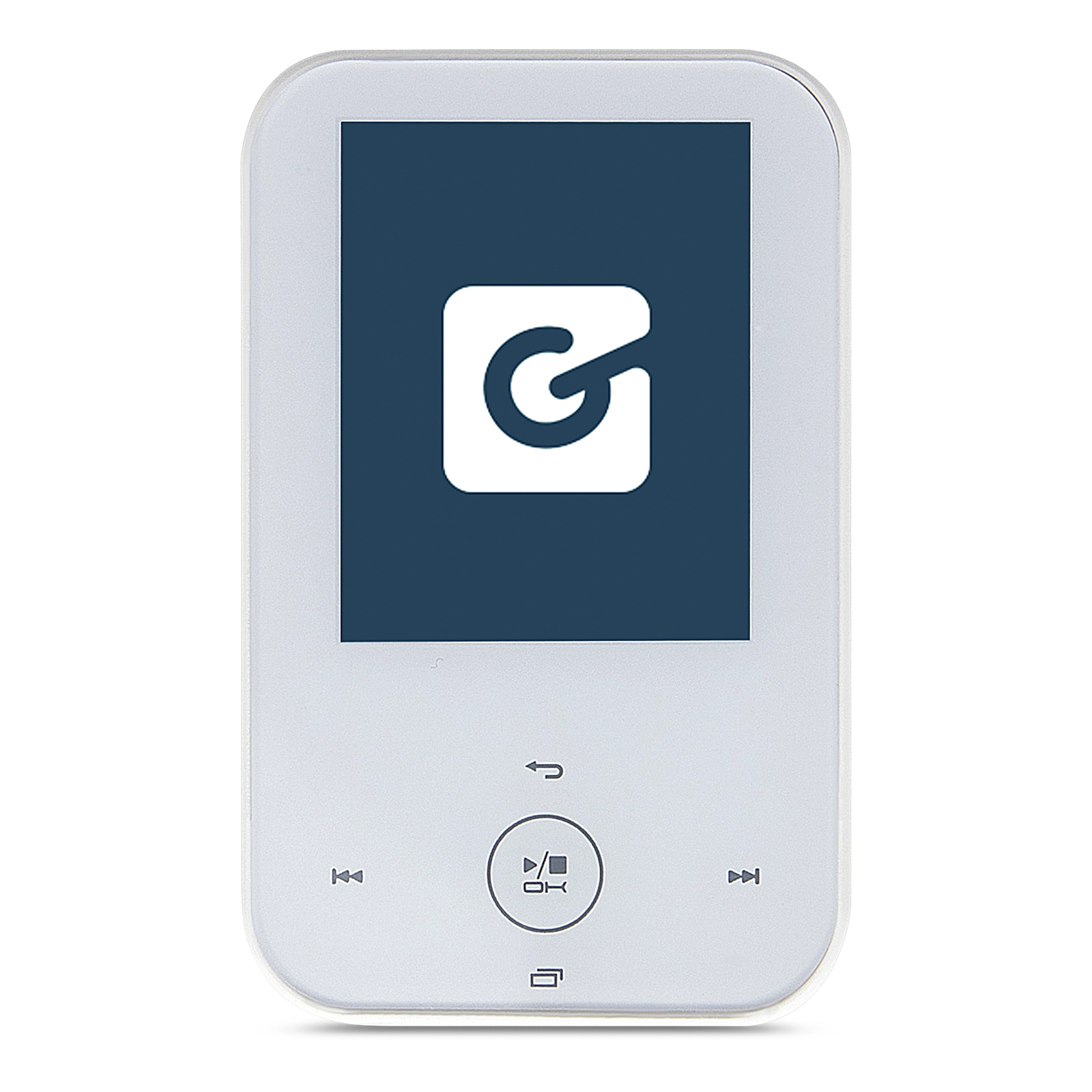 Bluetooth-плеер GreenTouch Mini Klip объемом 4 ГБ со встроенным динамиком (белый)