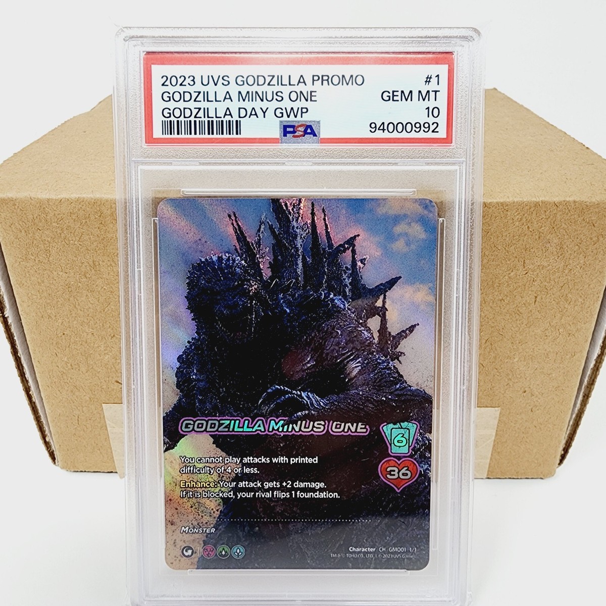 2023 Universus Godzilla Minus One Promo PSA 10 Gem Mint Pop 25 Day