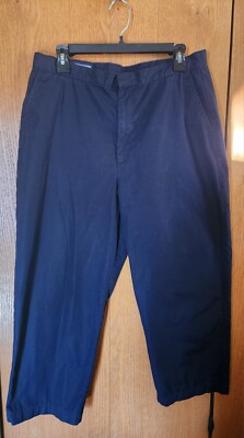 Womens Pants St John's Bay Capri Jeans Women's Lands'End Navy