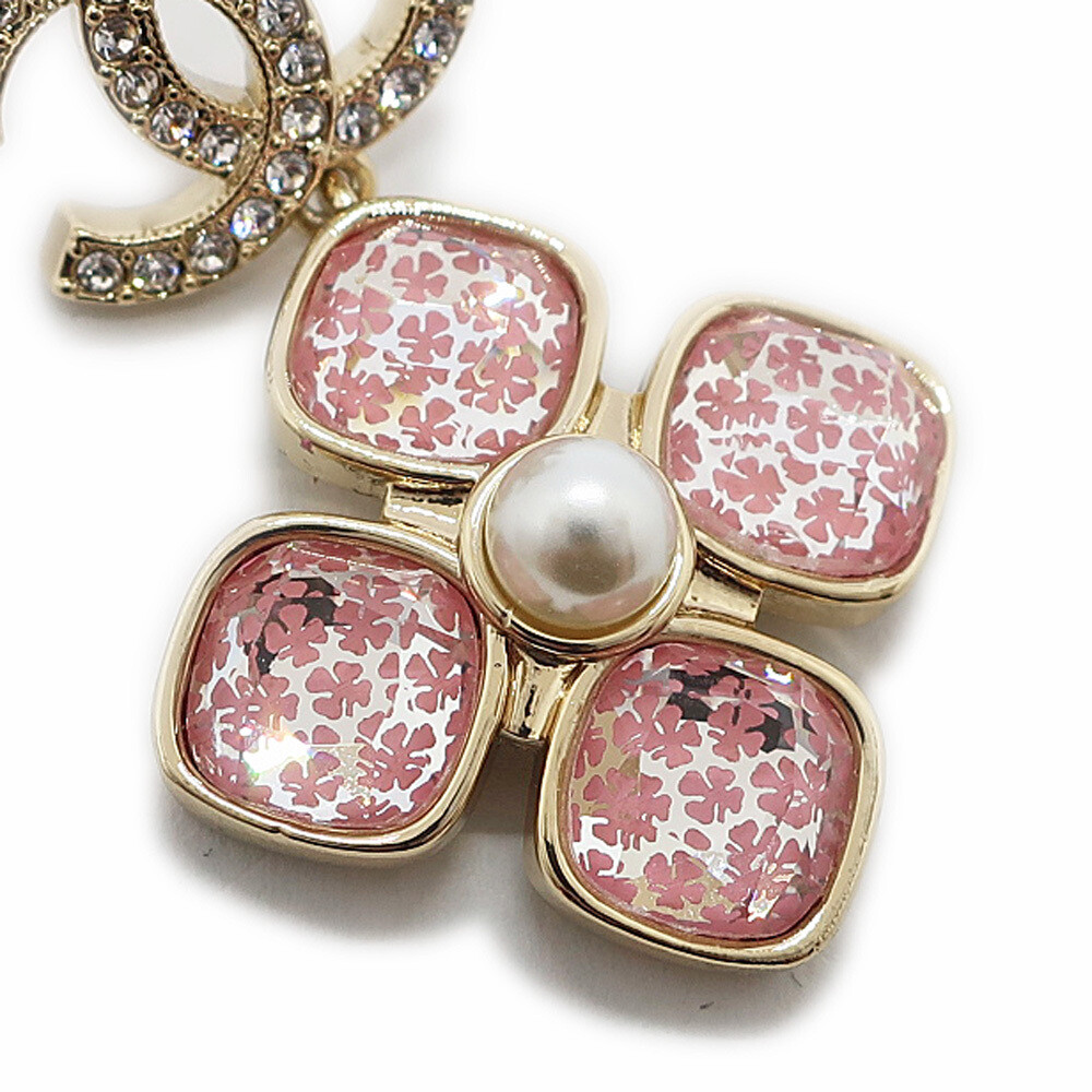 アクセサリー CHANEL COCO pierce Chanel Coco Mark A18A Piercing jewelry (for both ears) GP x
