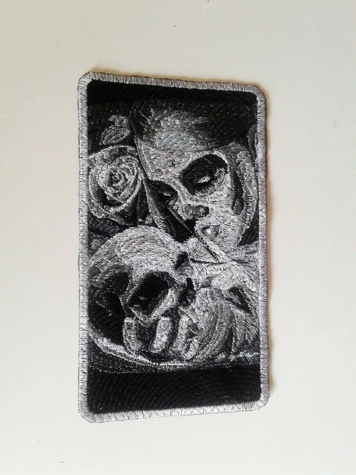 Hasta La Muerte Handmade Embroidered Patch - Image 3 of 4