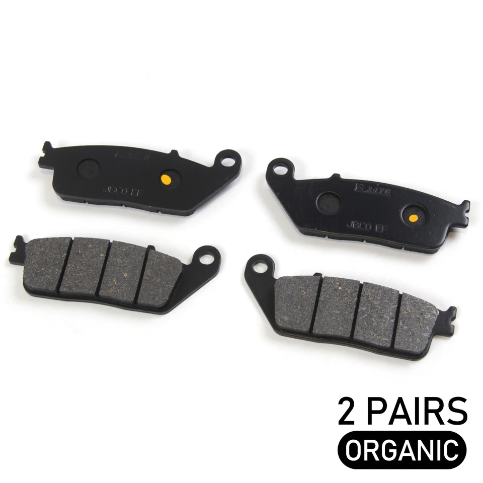 Pastillas de freno delanteras traseras orgánicas para Kawasaki Versys 650 KLE650 / ABS 2016 Foto 2 de 4