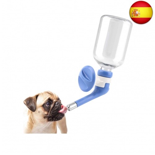 Andiker Dispensador sin Goteo, Botella para Perro, hervidor de Agua para