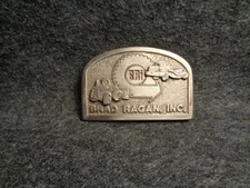 Vintage Spec Cast Inc., Brad Ragan, Inc. Belt Buckle Rockford, Illinois