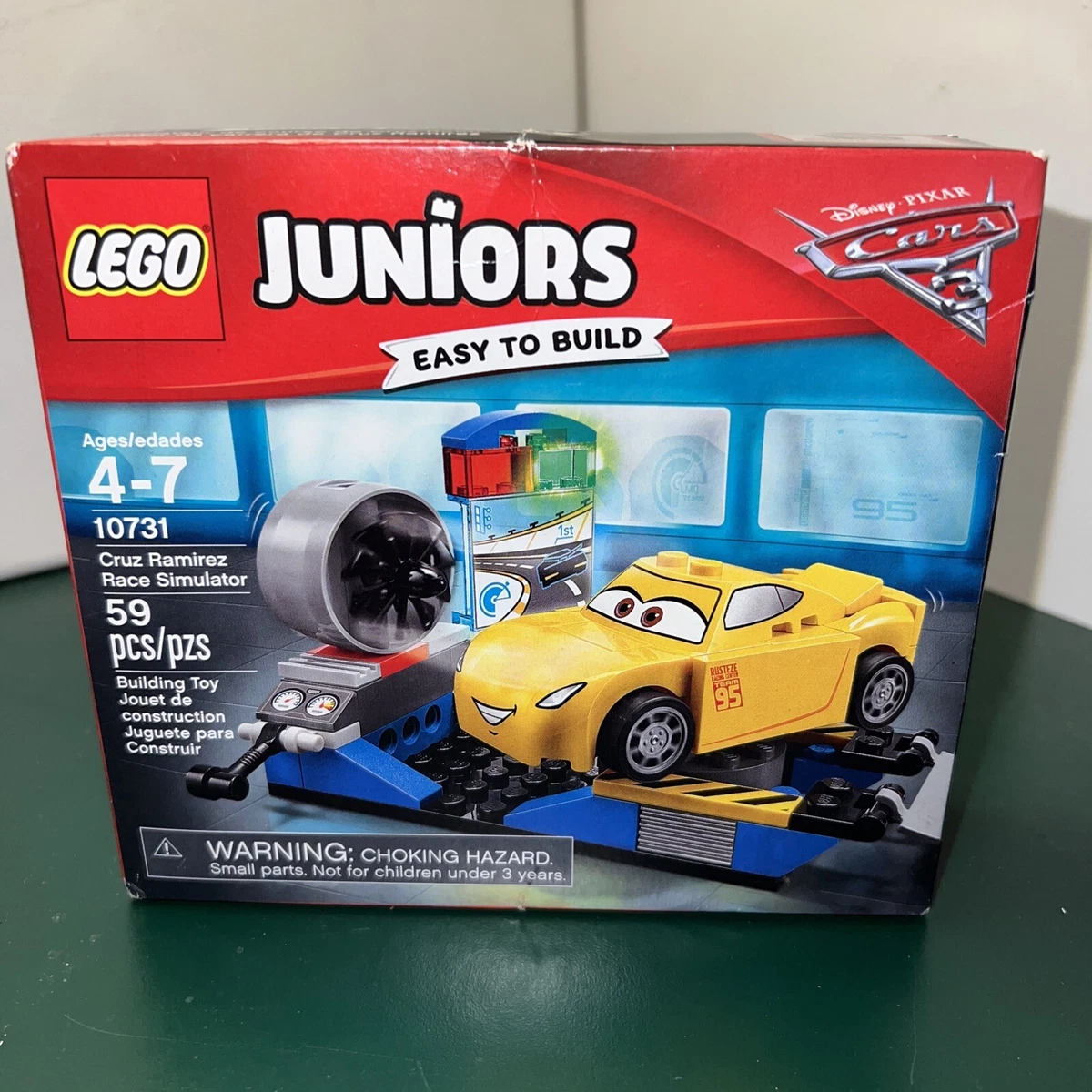 respekt moronic husdyr Lego DISNEY Pixar CARS 3 Movie Set 10731 CRUZ RAMIREZ RACE CAR SIMULATOR  NEW 673419266703 | eBay