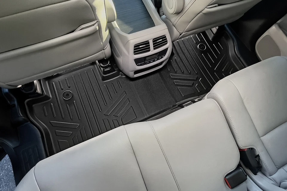 SMARTLINER Custom Fit Floor Mats 2 Rows Liner Set OEM TPE 2016-2021 Honda Pilot - Imagem 4 de 4