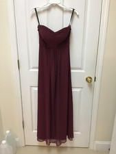 BILL LEVKOFF Size 8 Strapless Formal Bridesmaid Gown Color Lavender 1t1538