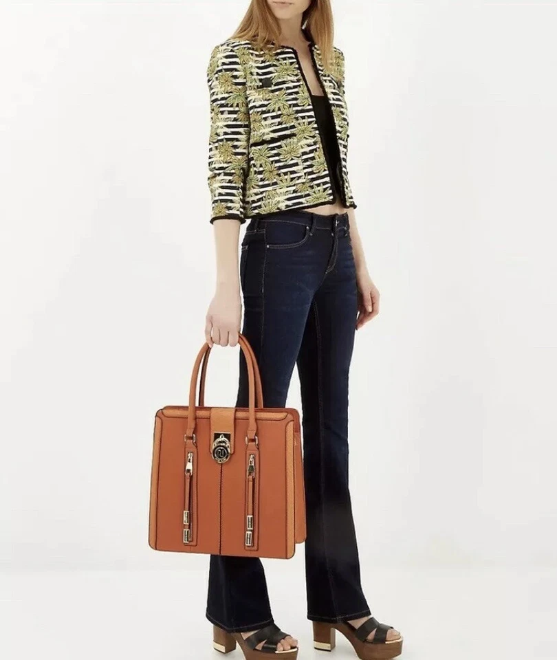 RIVER ISLAND  Handbag Used Twice Orange - Image 2 of 4