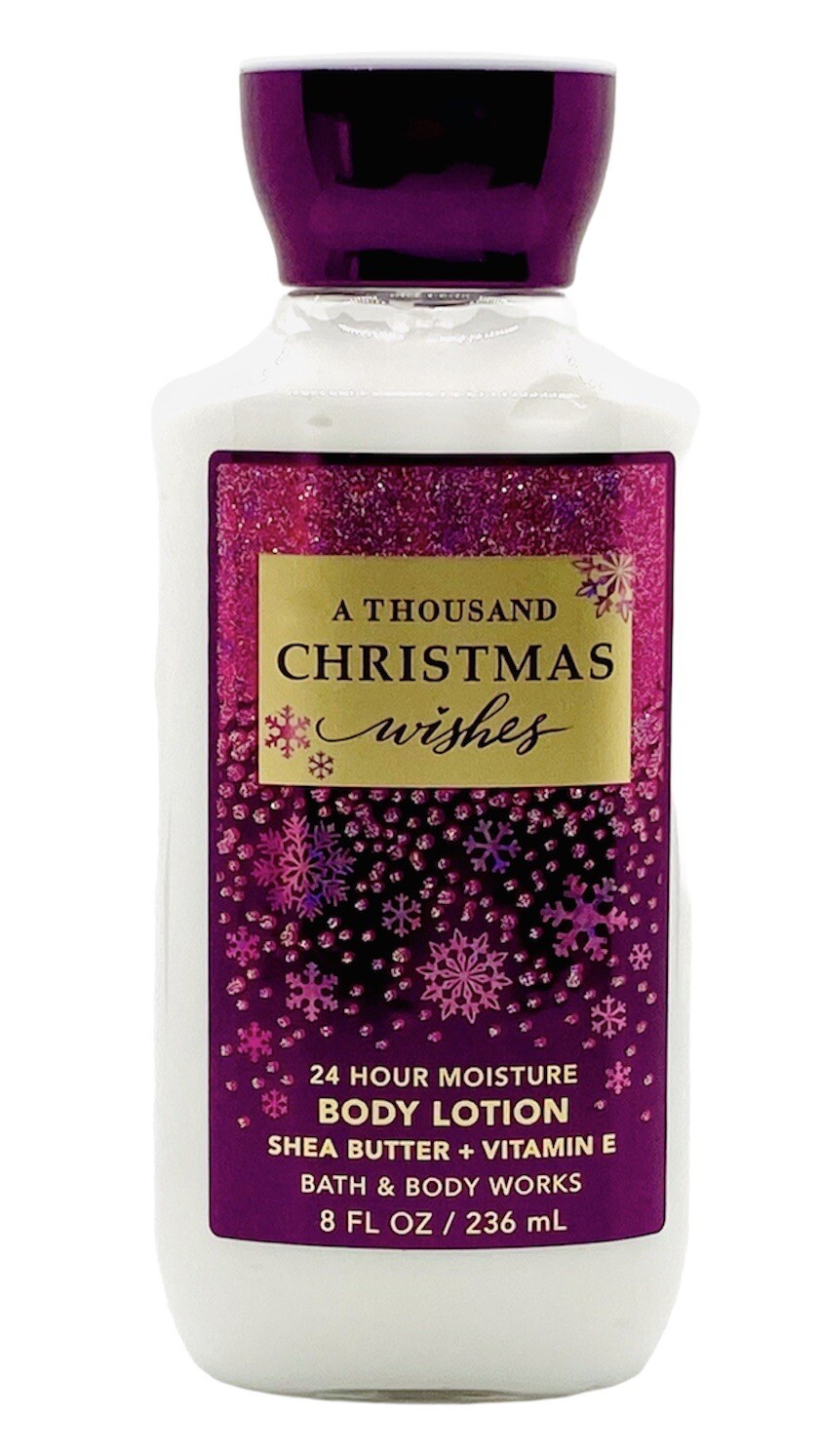 1 Bottle Bath & Body Works A THOUSAND CHRISTMAS WISHES Body Lotion 8 fl