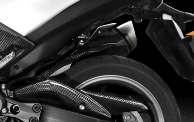 MOS Carbon Fiber Rear Fender Hugger Mudguard for Yamaha TMAX 530