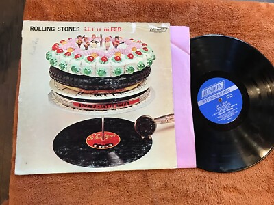the Rolling Stones Let It Bleed Vinyl LP LONDON Stereo NPS-4 '69 usa album recor