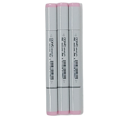 Copic Sketch R83 Rose Mist 3 Pack Markers with Medium Broad and Super Brush ends
