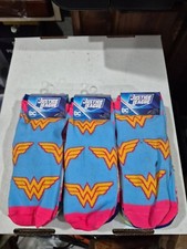 New With Tags - Justice League socks 3 sets 18 pairs total size 4-10