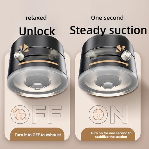 ☆Vacuum Magnetic Suction Cup Car Phone Holder Stand Car 360° Rotation- Mount - Zdjęcie 9 z 22