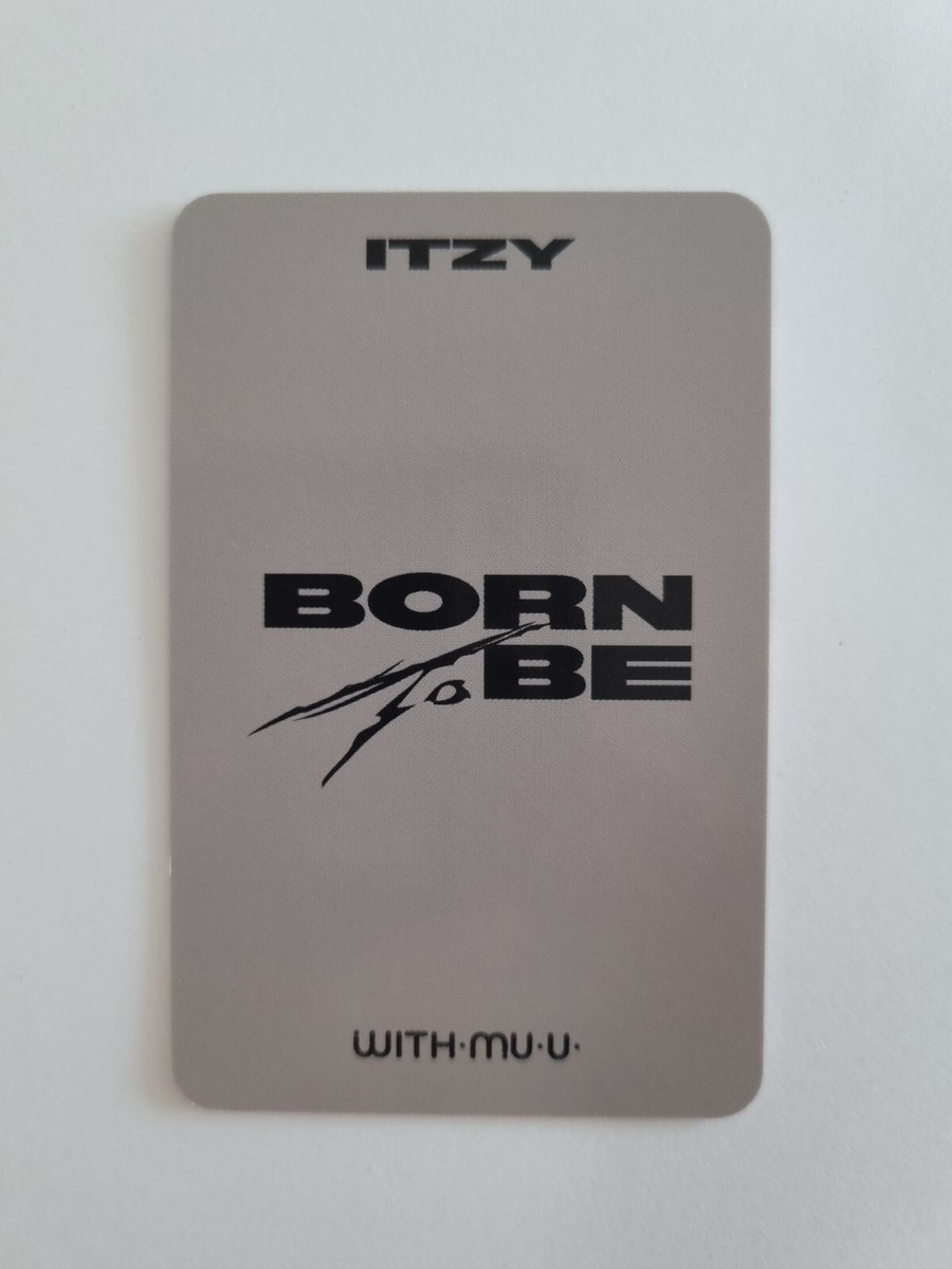 ITZY 2nd Album BORN TO BE Official Photocard POB MAKESTAR