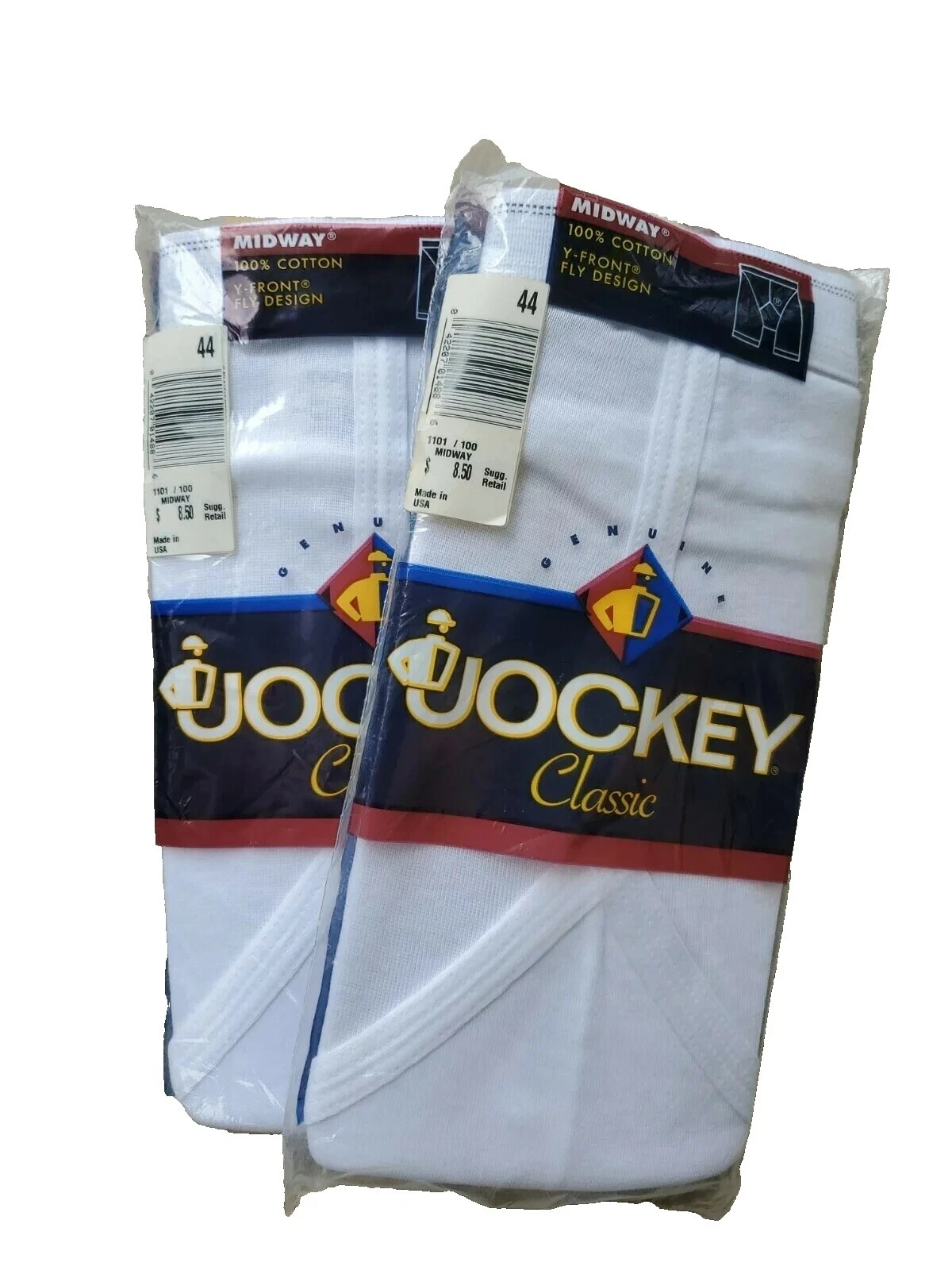 Calzoncillos boxer blancos de jinete para hombre