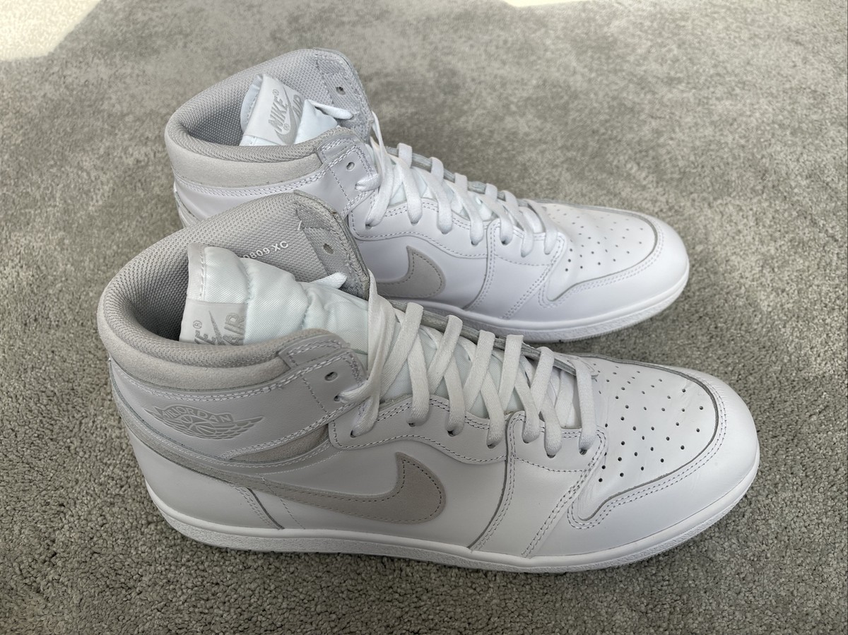 Nike Air Jordan Retro 1 High OG 85 Neutral Grey White Size 15 2021