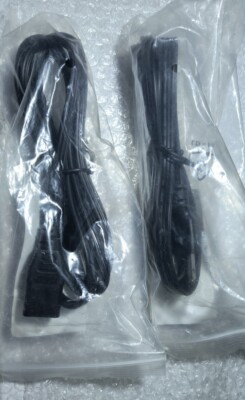 2 Pack AC Power Cord Cables for PC Desktop Computer 3 Prong PS3 Fat PS4 Pro