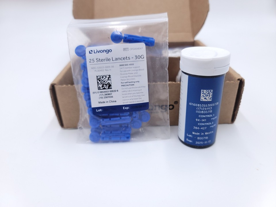 200 Livongo Blood Glucose Test Strips New (A1) eBay