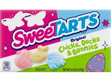 Caja de dulces SweeTarts Original CHICKS DUCKS & BUNNIES Sweet Tart Tangy *BB 1/2027*