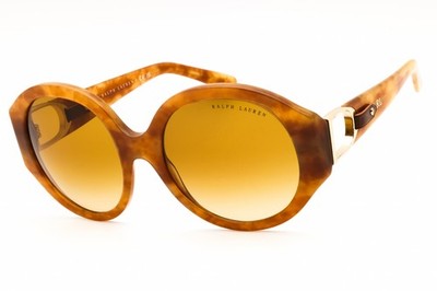 RALPH LAUREN RL8188Q 60832L Sunglasses Havana Frame Gradient Brown Lenses 56mm