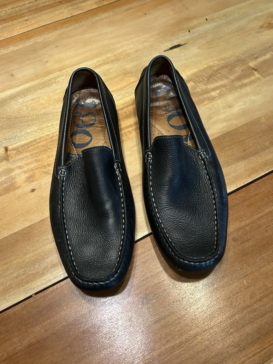 1901 Naples Men\'s Leather Horsebit Driving Loafer Shoes 11 Black EXCELLENT Naples Penny Loafers Black Leather – Collars & Co main image 4