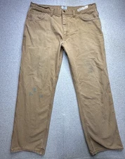 Tyndale FR Jeans Adult 42x34 (40x31) Beige Denim Straight 15 CAL CAT 2 USA Mens