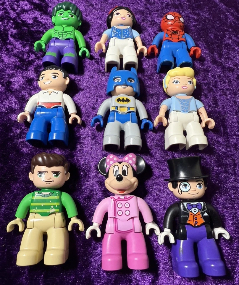 LEGO Duplo Figuras Juguete Lote Marvel DC Superhéroe Villanos Disney Princesa Minnie Foto 3 de 4