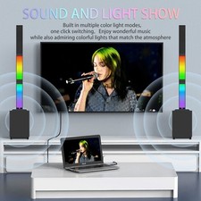 Bluetooth Speaker2.1 Subwoofer RGB Detachable TWS Wireless Karaoke Home Theater