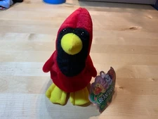 BEAN SPROUTS  Louis Pebble Stuffed Cardinal Bird