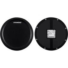 Ahead S-Hoop Marching Practice Pad with Snare Sound Black/Black 14 Inch