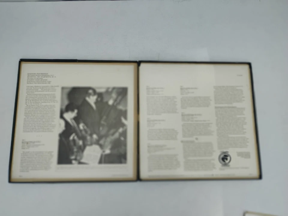 sealed 3Lp BUDAPEST STRING Quartet BEETHOVEN Six Quartets Op.18 re. from 1951 - Image 3 of 4