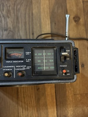Vintage Panasonic RF-888 PSB FM AM 3 Band Radio Working Mic Mix In
