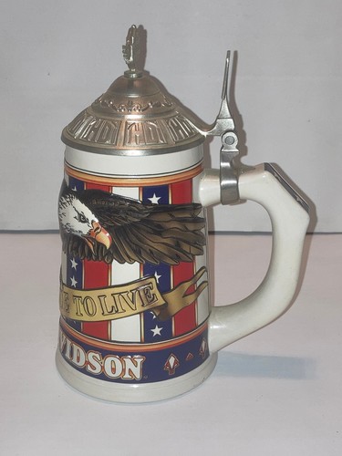 Various Budweiser, Harley Davidson, German Ceramic Drinking Mugs Stein Steins - Picture 135 of 159