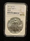 NGC MS 69 2021 American Silver Eagle One Dollar S$1 Coin - 183