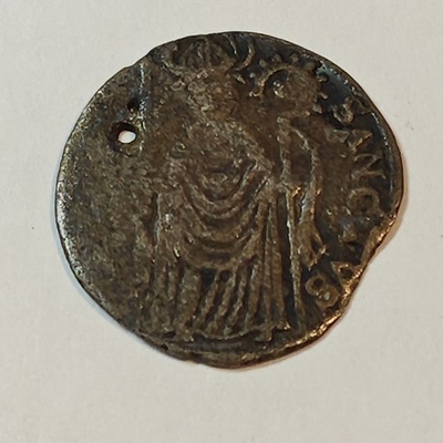 #ad 1661 Germany Wurzburg 1 28 Thaler Silver Coin Pin Holes $40.00