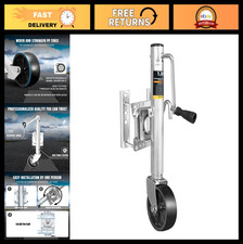 Heavy Duty 1000 Lbs Trailer Jack With Wheel 10 Lift Bolt-on For Rvboat