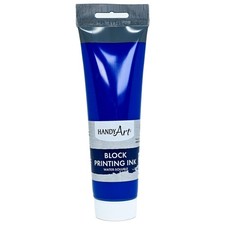 Water Soluble Block Printing Ink Tube Blue 5 Ounce Art Craft DIY Supply Tool