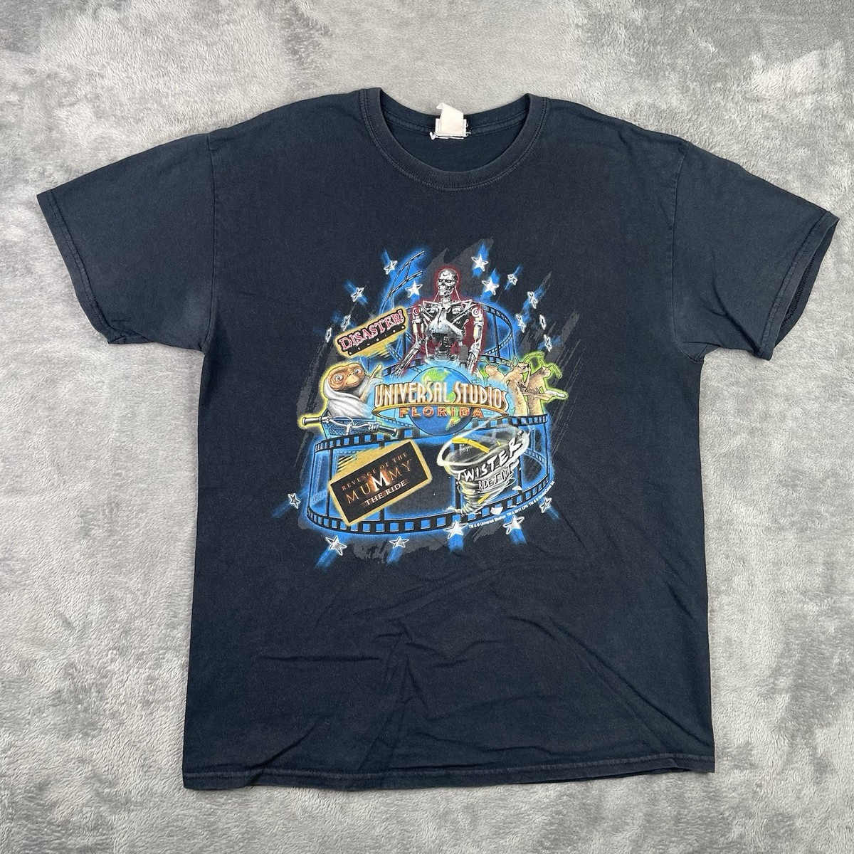 Universal Studios Shirt Mens Large Retro Y2K Florida Twister