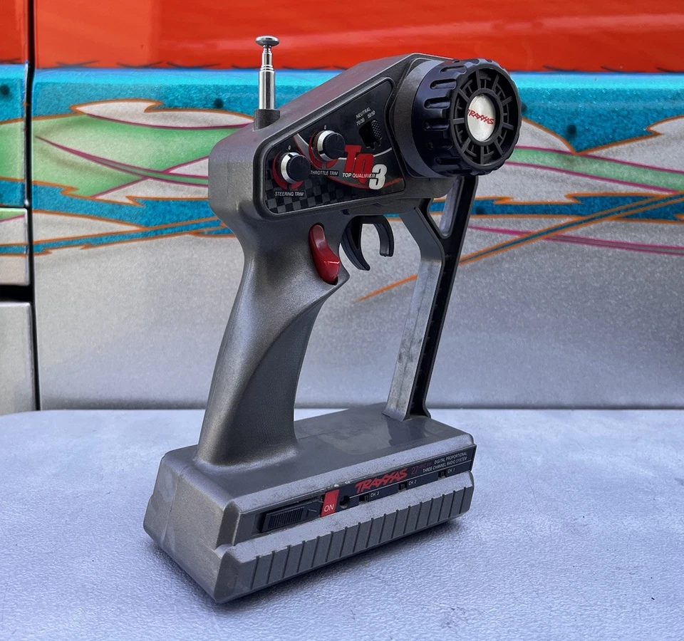 Traxxas Top Qualifier 3 Controller RC Digital Proportional 3CH 27MHz AM Pistol B - Image 2 of 4